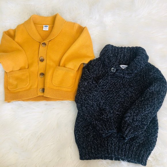Old Navy Other - Old Navy Cable Knit Sweater and Cardigan Bundle